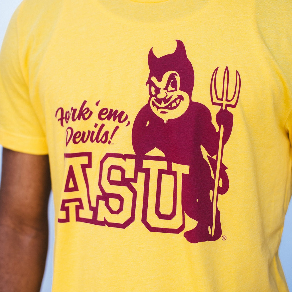 Arizona State ‚ÄúFork ‚ÄòEm, Devils‚Äù Vintage Tee Style001 Hoodie, Sweatshirt | CoreVibeTees.com (Image 2)