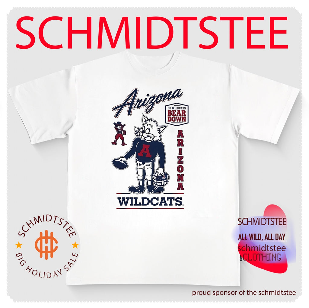 Arizona Wildcats go Wildcats Bear down mascot graphic shirt