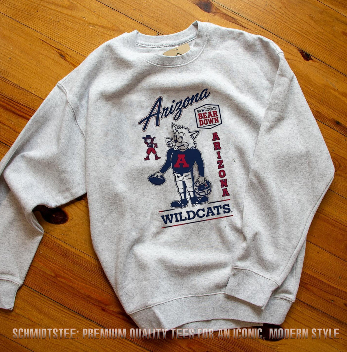 Arizona Wildcats go Wildcats Bear down mascot graphic shirt