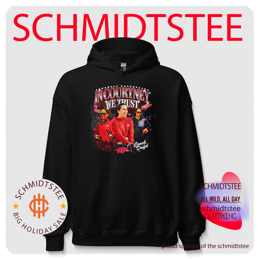 Arkansas Razorbacks in Courtney we trust coach Deifel Courtney Deifel shirt
