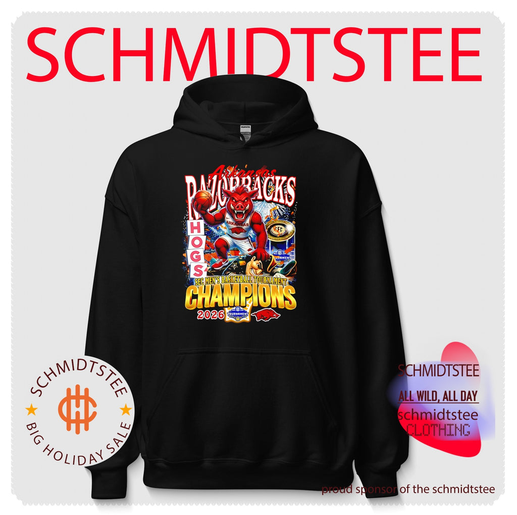 Arkansas Razorbacks mascot SEC Mens Basketball Tournament Champions shirt