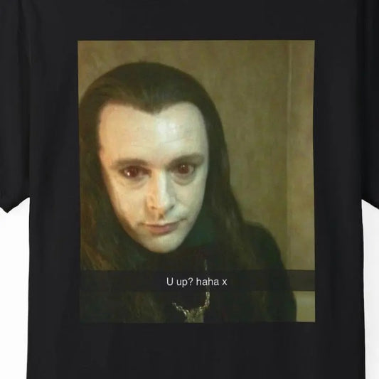 Aro Twilight "U Up?" Unisex Garment-Dyed T-shirt, Twilight Gag Gift, Gag Gift Exchange, Carlisle Cullen tee, Custom Twilight Menswear Tshirt