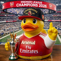 Arsenal 2025/26 Premier League Champions Commemorative Duck