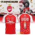 Arsenal FC EPL Champions 25/26 Signature Tee Hoodie