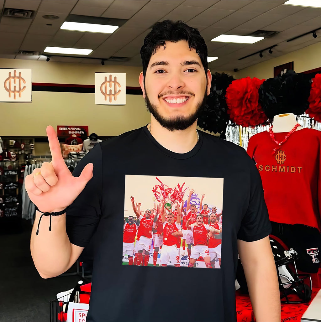 Arsenal’s Premier League Glory 2026 poster shirt