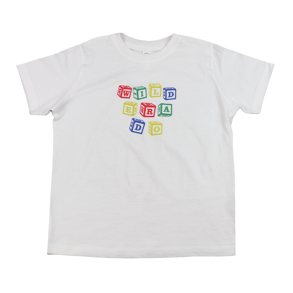 Blocks Toddler's White T-Shirt Hoodie, Sweatshirt | CoreVibeTees.com (Image 1)