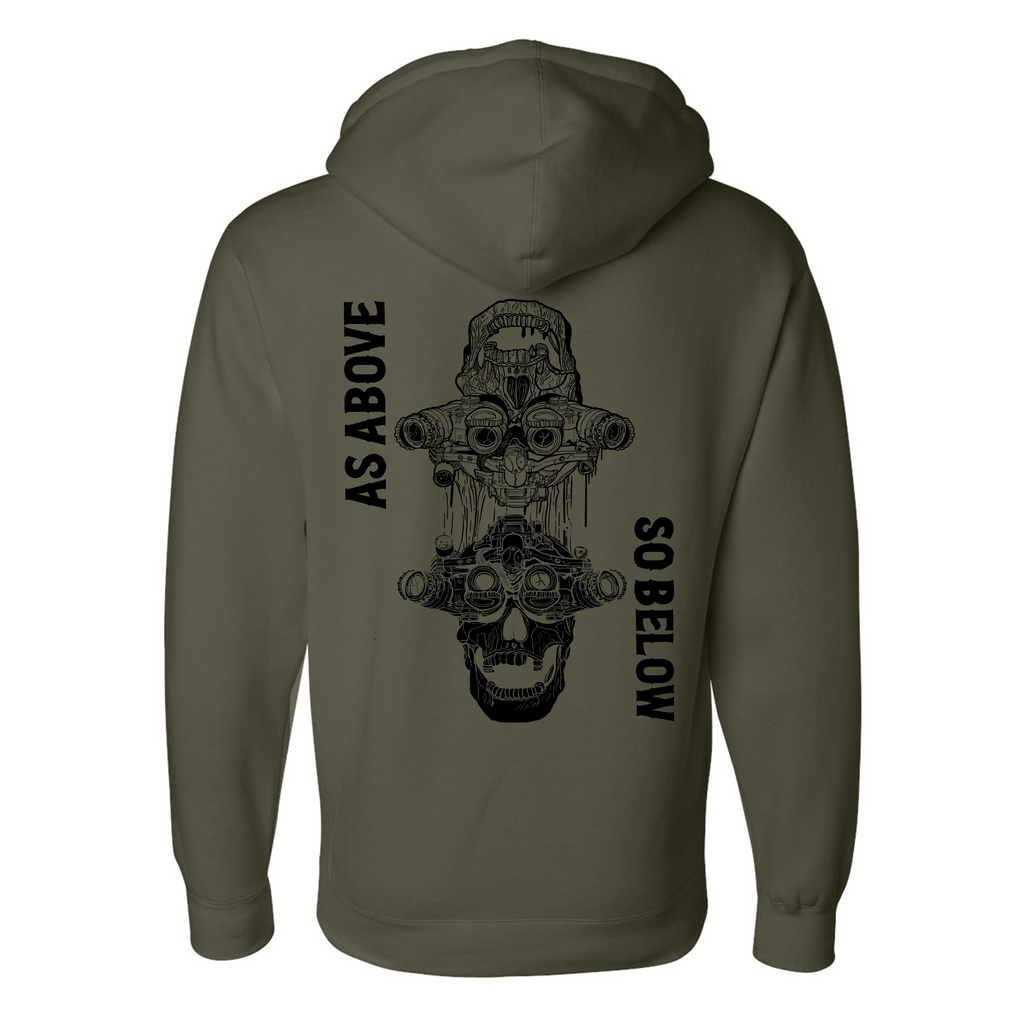 As Above Hoodie T-Shirts, Sweatshirt | CoreVibeTees.com (Image 2)