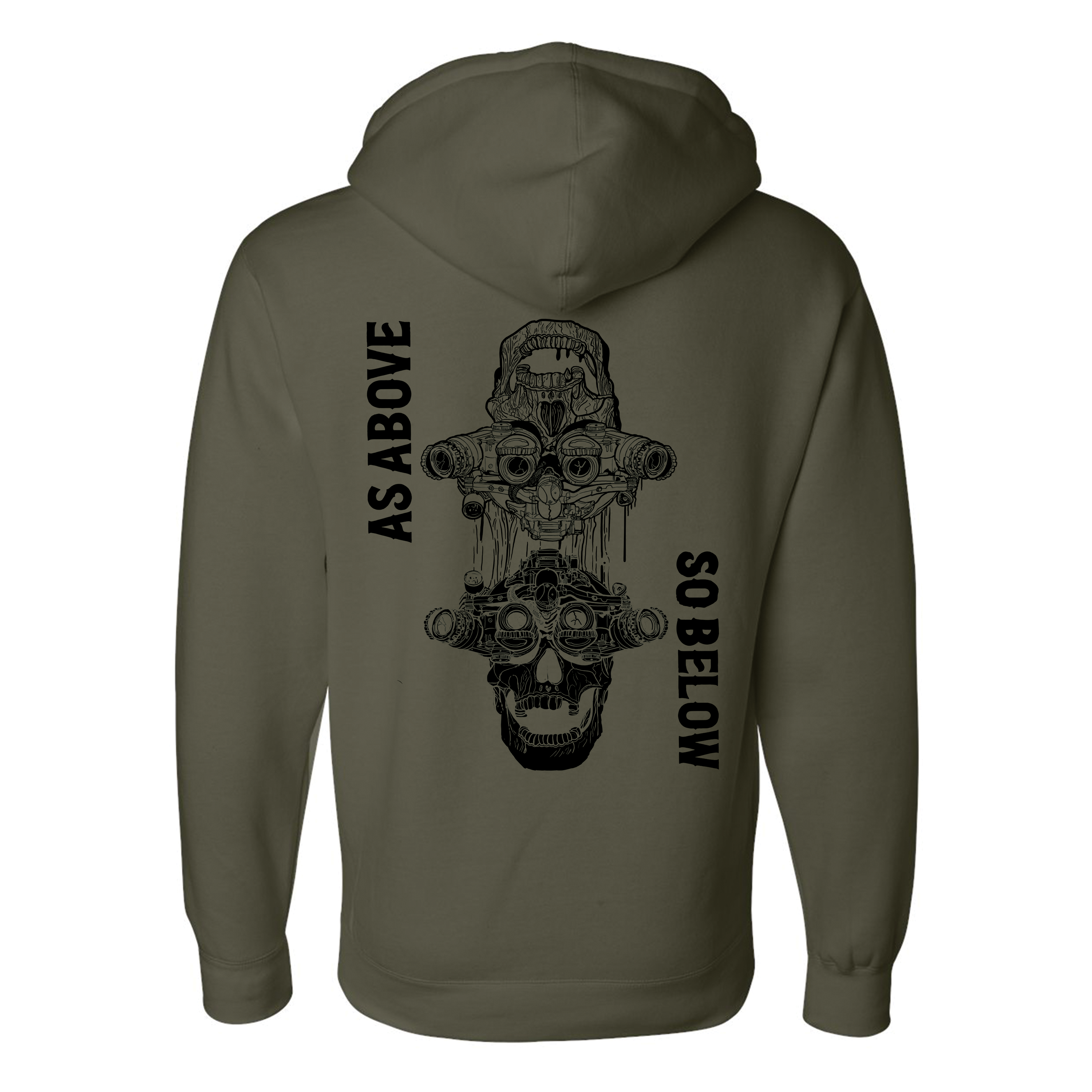 As Above Hoodie T-Shirts, Sweatshirt | CoreVibeTees.com (Image 2)