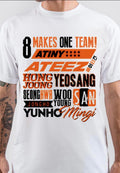 Ateez White T-Shirt Hoodie, Sweatshirt | CoreVibeTees.com