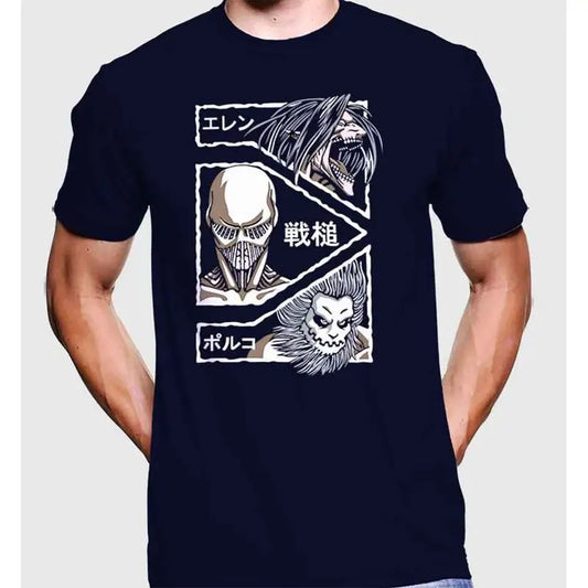 Attack on Titan-Shingeki No Kyojin Titanes Anime Fans Tee Shirt