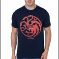 Fire & Blood Navy Blue Tee Hoodie, Sweatshirt | CoreVibeTees.com