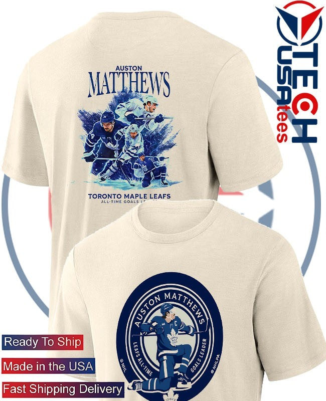 Auston Matthews Maple Leafs All Time Goals Leader 2025 shirt
