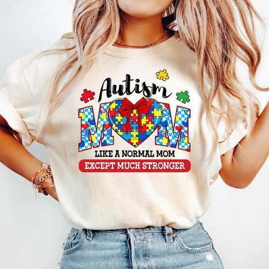 Autism Awareness Coquette T-shirt, Autism Mama, Retro Autism Heart, Autism Advocate, Neurodiversity Shirt