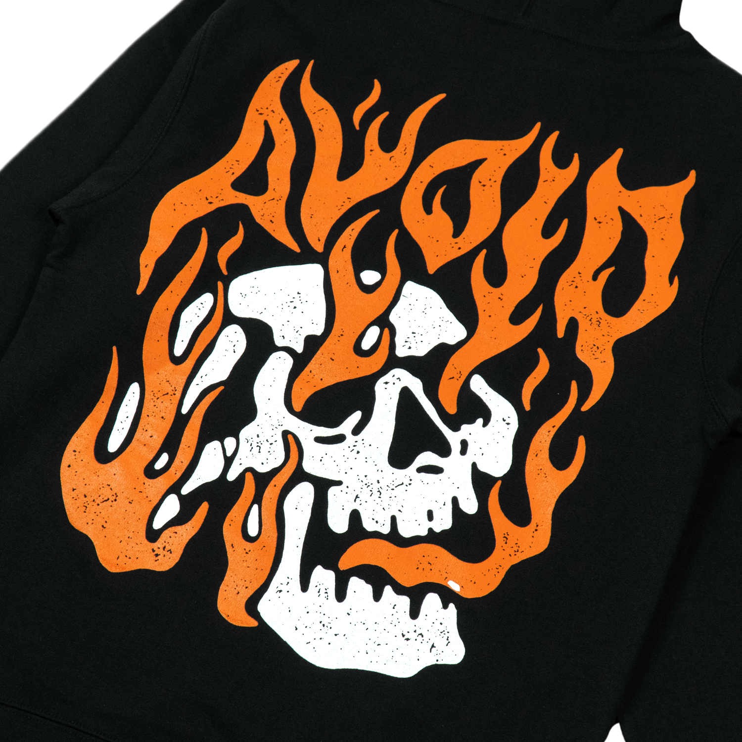 AVOID - Flame Skull Hoodie T-Shirts, Sweatshirt | CoreVibeTees.com (Image 3)
