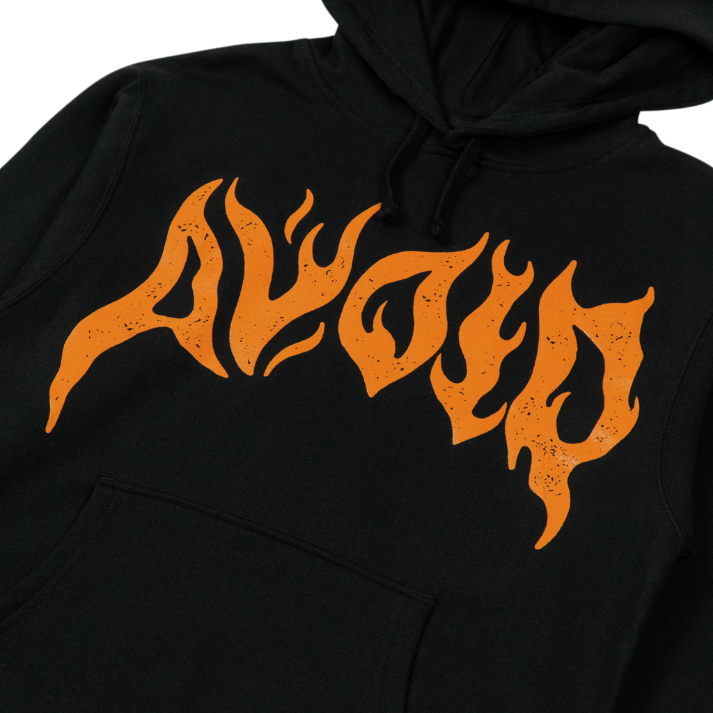 AVOID - Flame Skull Hoodie T-Shirts, Sweatshirt | CoreVibeTees.com (Image 4)