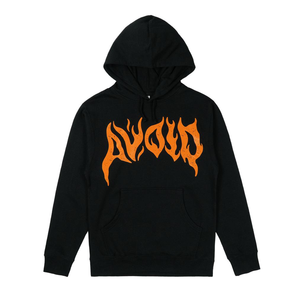 AVOID - Flame Skull Hoodie T-Shirts, Sweatshirt | CoreVibeTees.com (Image 1)