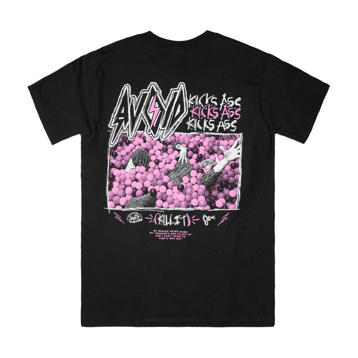 AVOID - Split (Kill It) Tee Hoodie, Sweatshirt | CoreVibeTees.com (Image 2)