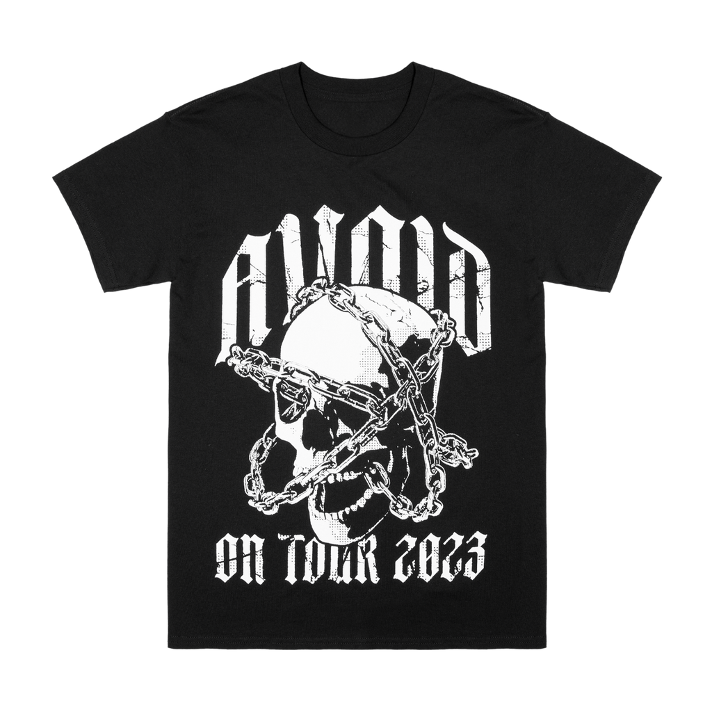 AVOID - Skull Tour Tee Hoodie, Sweatshirt | CoreVibeTees.com (Image 1)