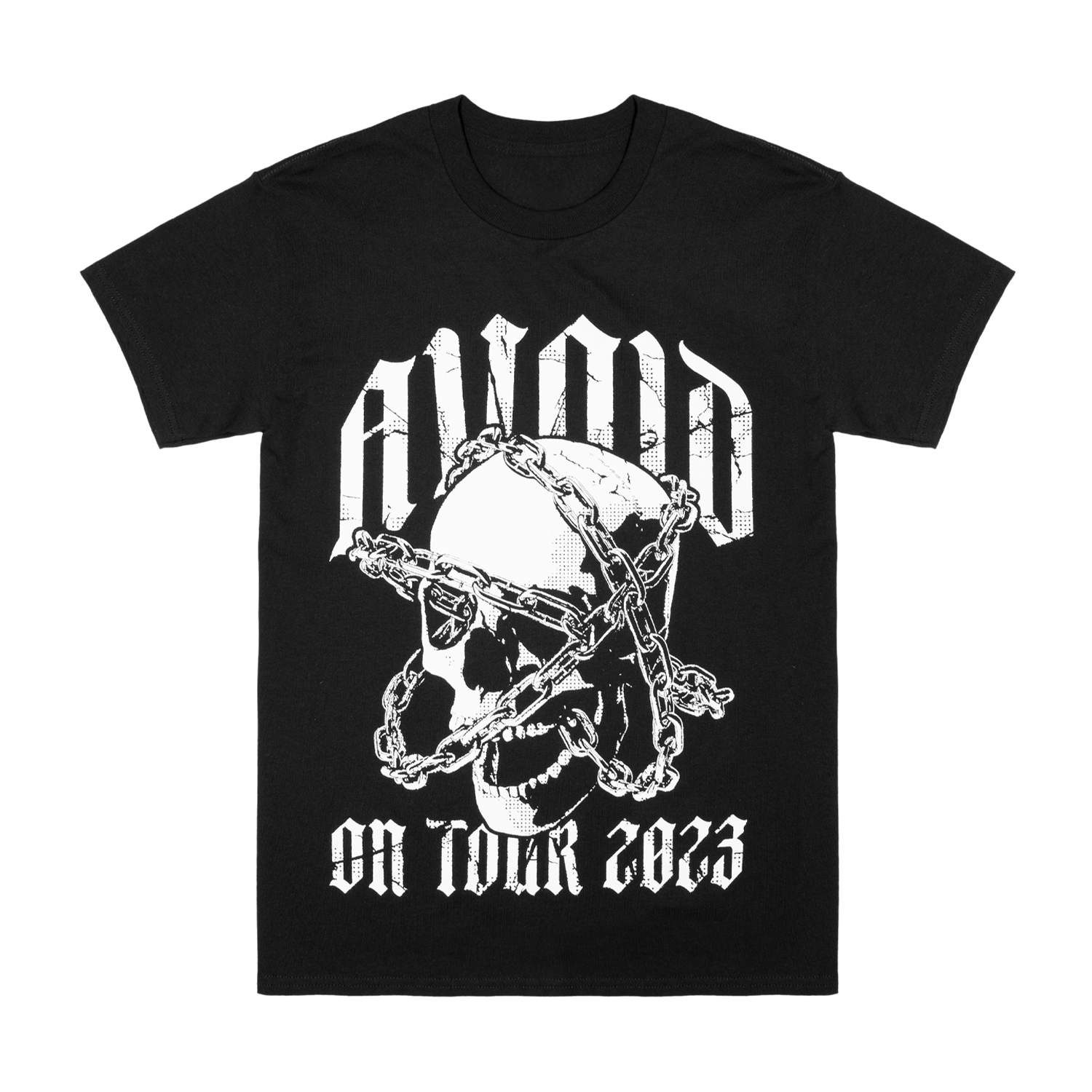AVOID - Skull Tour Tee Hoodie, Sweatshirt | CoreVibeTees.com (Image 1)