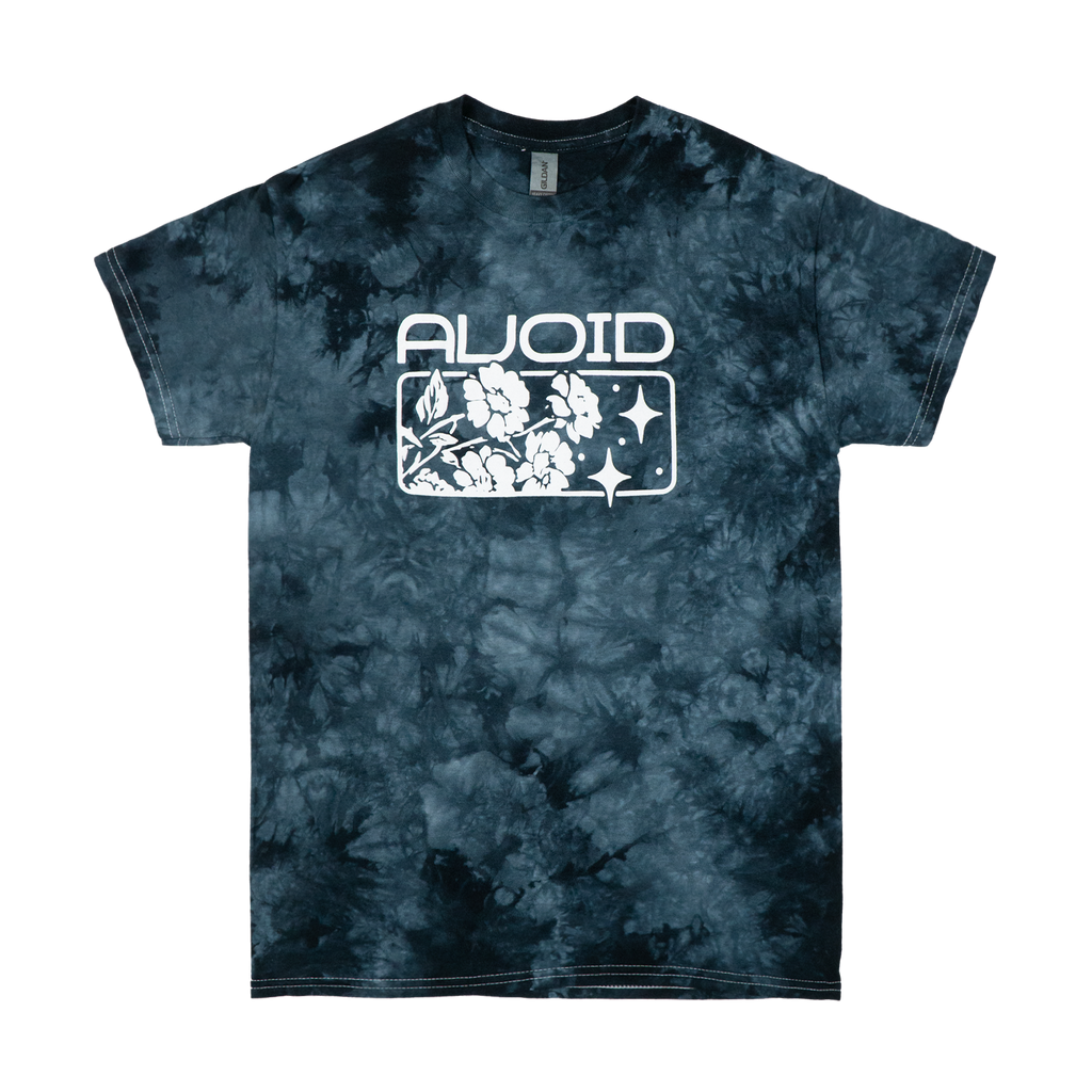AVOID - Skeleton Flowers Dye Tee Hoodie, Sweatshirt | CoreVibeTees.com (Image 1)