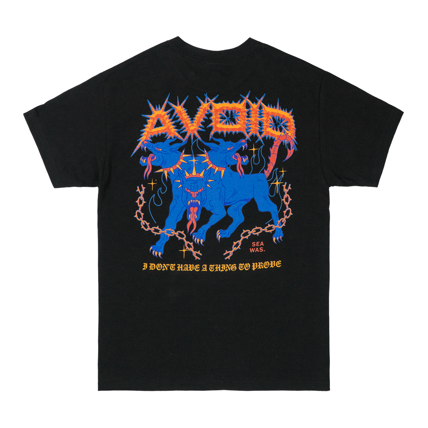 AVOID - Three Headed Dog Tee Hoodie, Sweatshirt | CoreVibeTees.com (Image 2)
