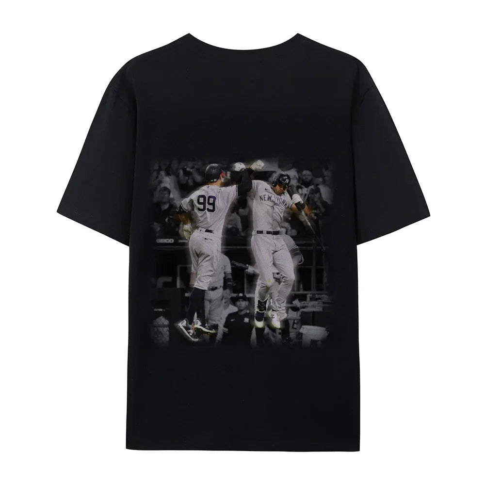 New York Yankees Aaron Judge Back Design TEE Hoodie, Sweatshirt | CoreVibeTees.com (Image 1)