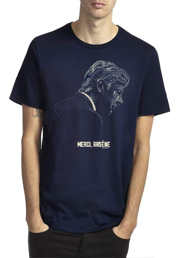 Merci Arsene Navy Blue T-Shirt Hoodie, Sweatshirt | CoreVibeTees.com