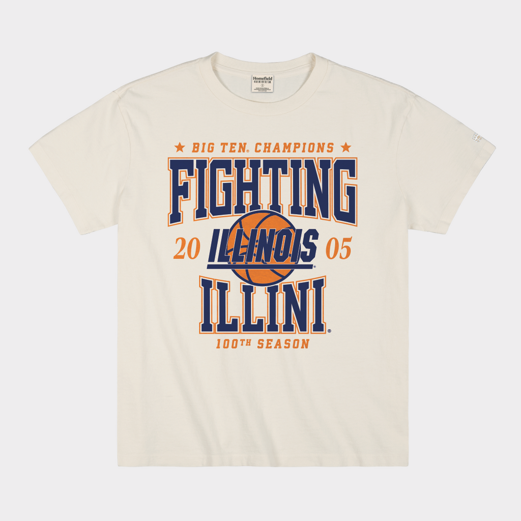 Illinois Men's Basketball 2005 Big Ten Champs Heavyweight Tee Style001 Hoodie, Sweatshirt | CoreVibeTees.com
