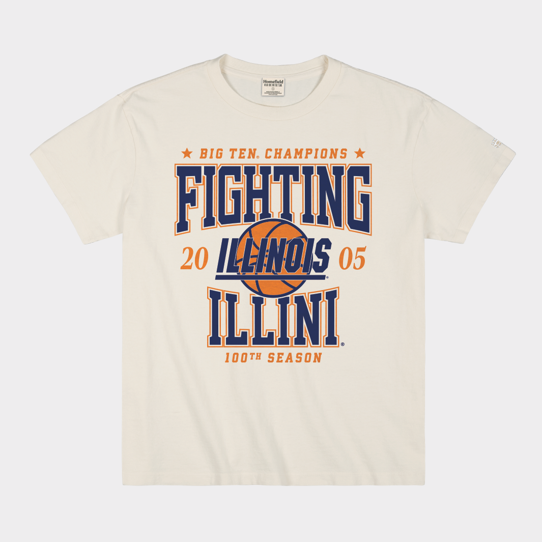 Illinois Men's Basketball 2005 Big Ten Champs Heavyweight Tee Style001 Hoodie, Sweatshirt | CoreVibeTees.com