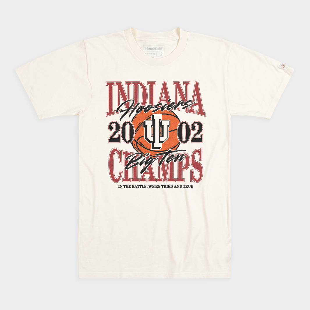 IU Men's Basketball 2002 Big Ten Champs Tee Style001 Hoodie, Sweatshirt | CoreVibeTees.com