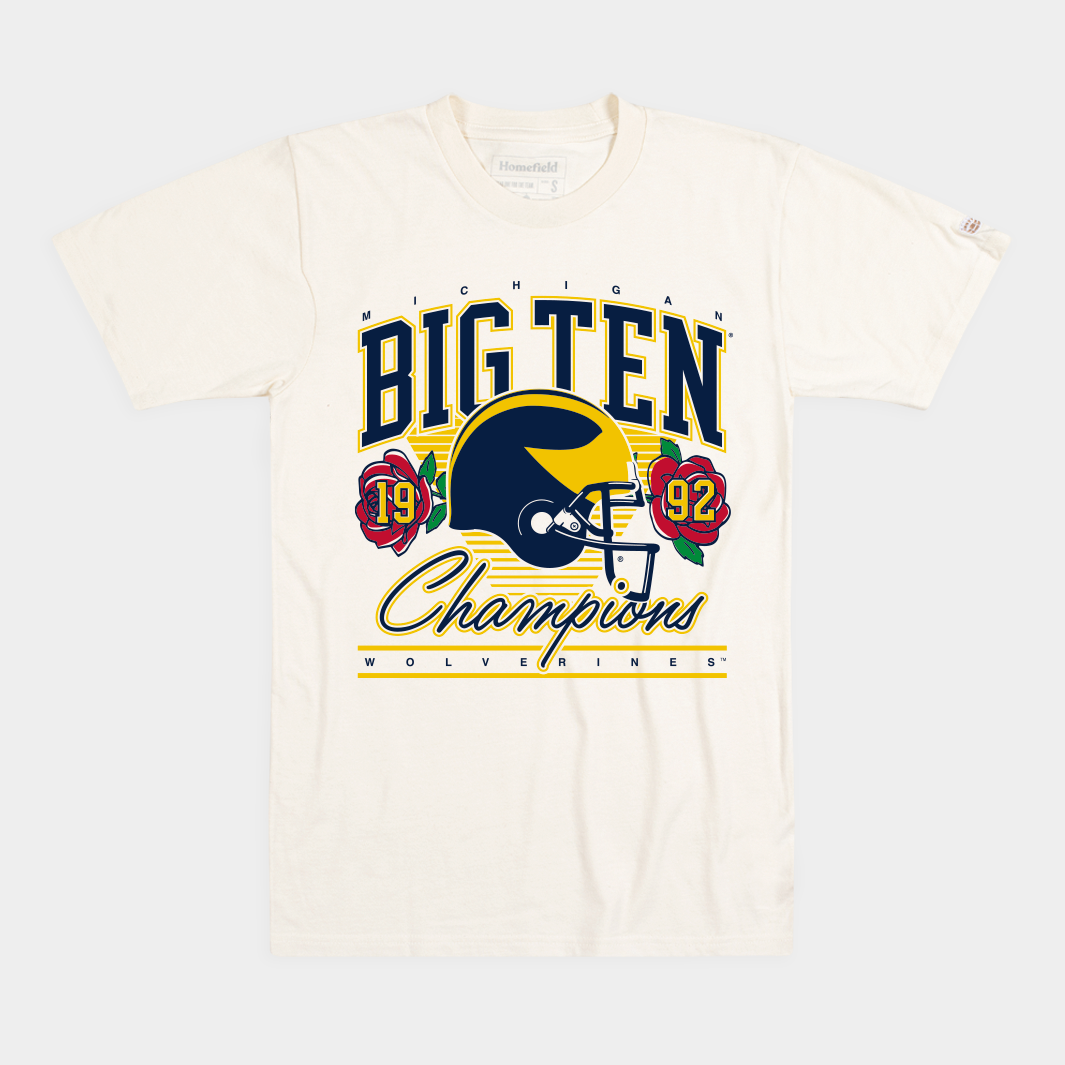 Michigan 1992 Big Ten Conference Champions Tee Hoodie, Sweatshirt | CoreVibeTees.com