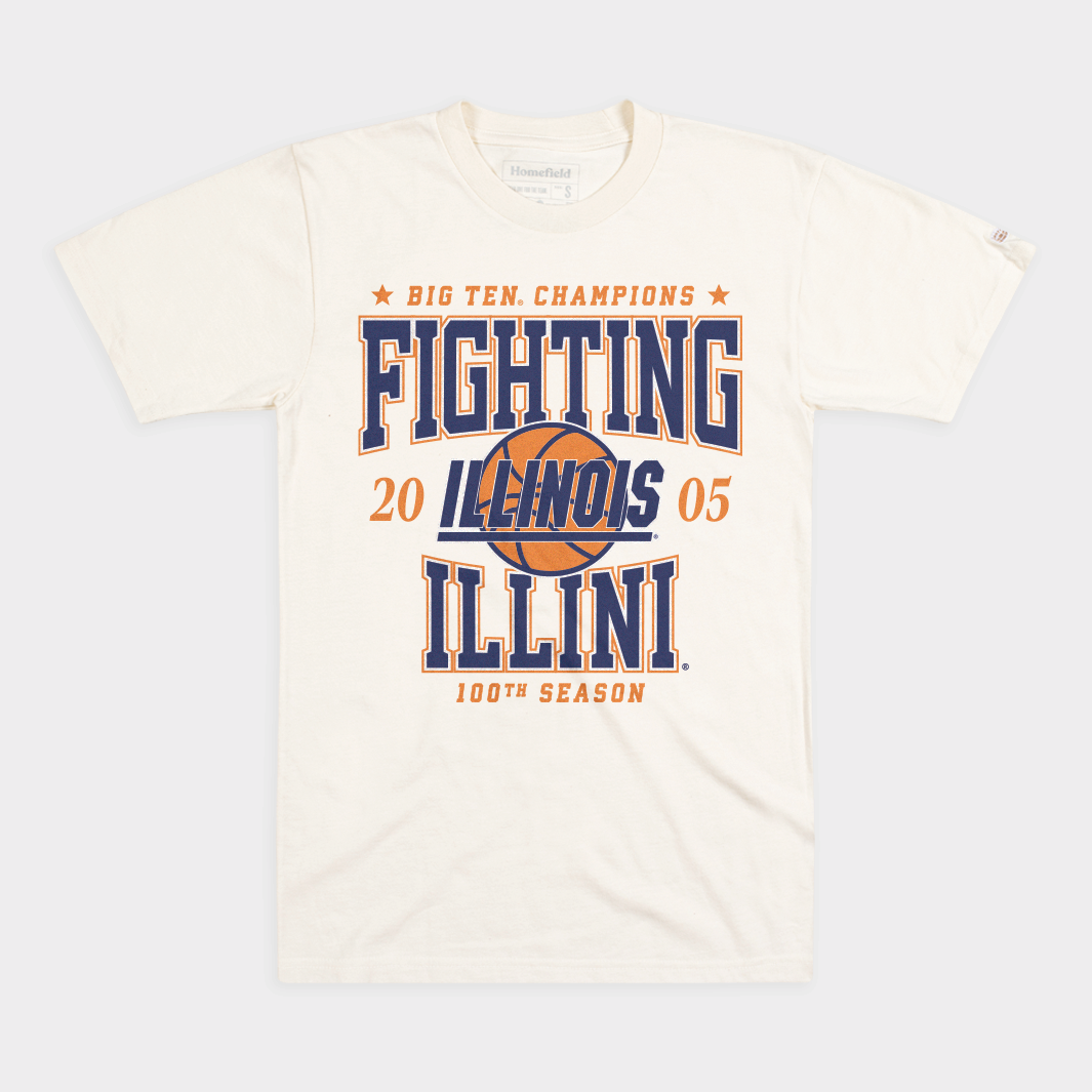 Illinois Men's Basketball 2005 Big Ten Champs Tee Style001 Hoodie, Sweatshirt | CoreVibeTees.com