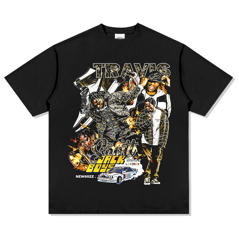 Travis Scott Tee Style010 Hoodie, Sweatshirt | CoreVibeTees.com (Image 1)
