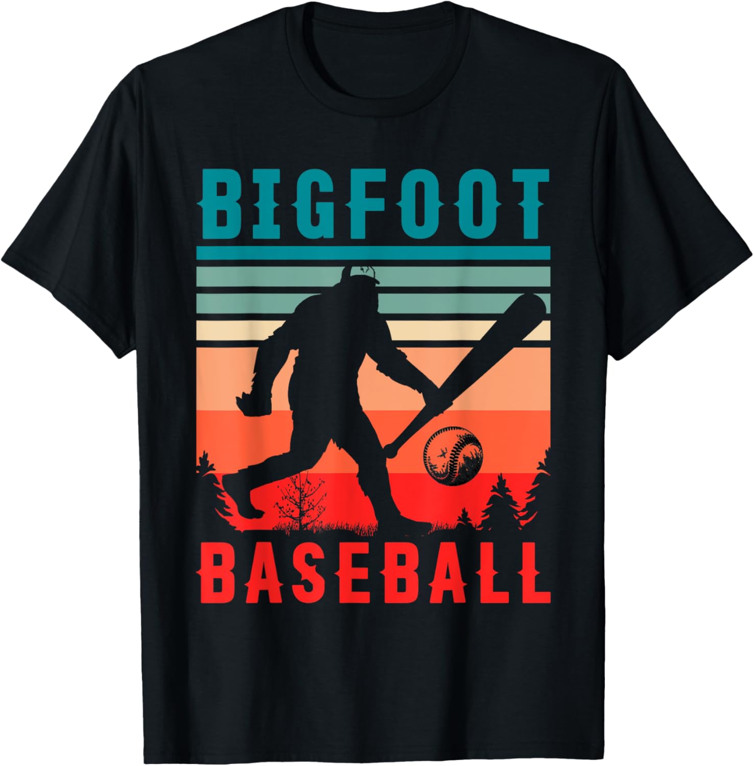 Bigfoot Baseball Shirt Funny Baseball Shirts Baseball Hoodie, Sweatshirt | CoreVibeTees.com