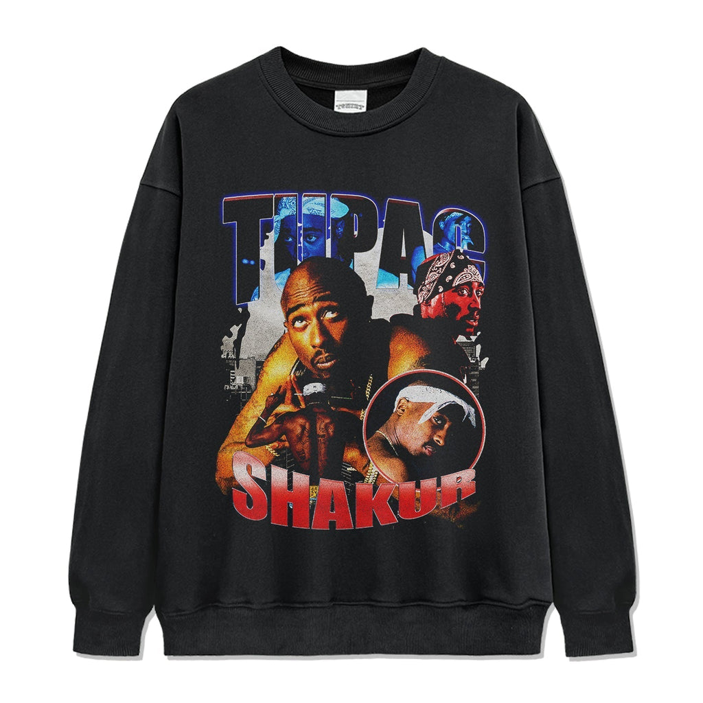 Tupac Shakur Sweatshirt Style006 T-Shirts, Hoodie | CoreVibeTees.com (Image 1)