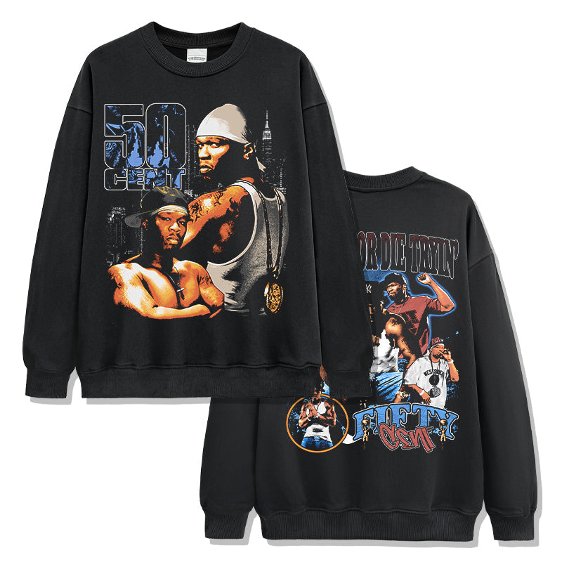 Get Rich Or Die Tryin By 50cent Sweatshirt T-Shirts, Hoodie | CoreVibeTees.com (Image 1)