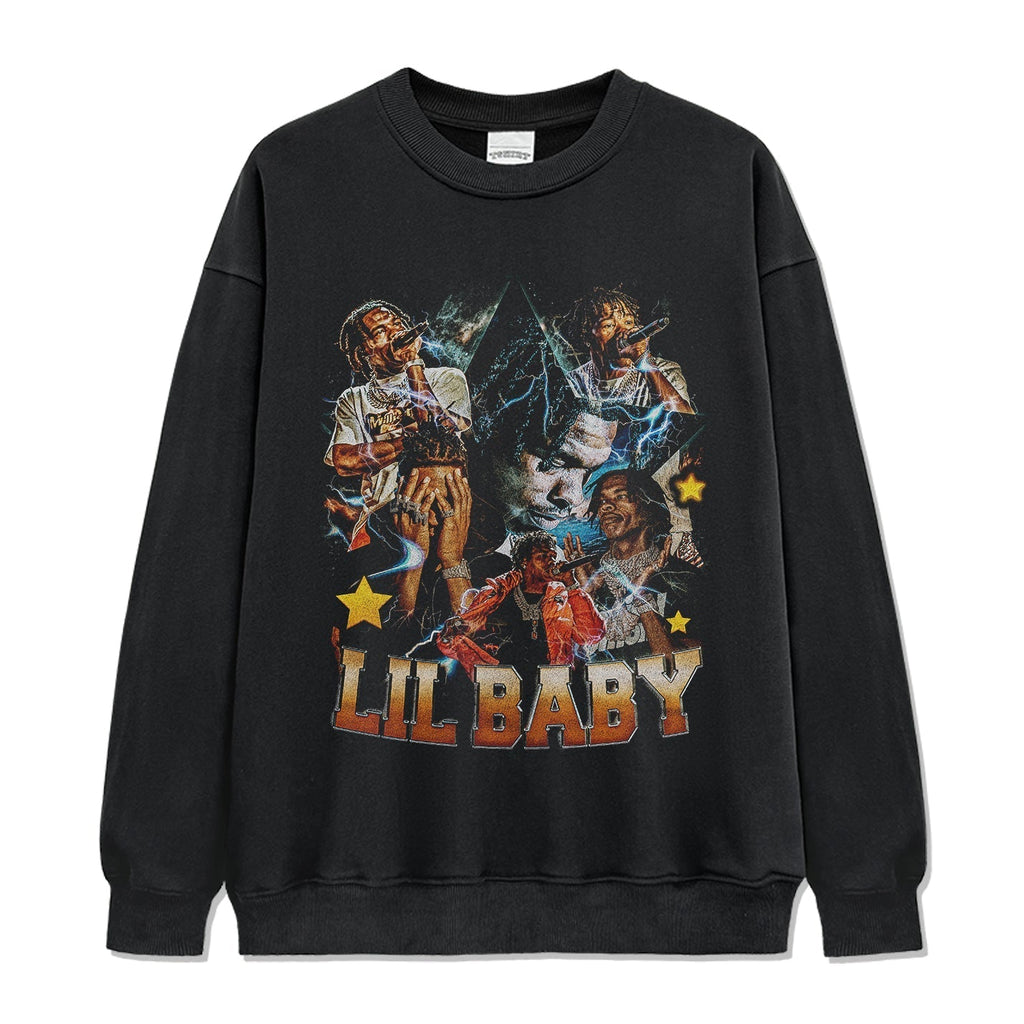Lil Baby Sweatshirt Style002 T-Shirts, Hoodie | CoreVibeTees.com (Image 1)
