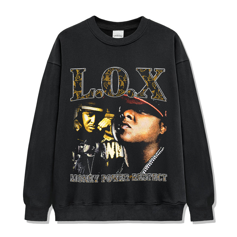 Money, Power & Respect By The Lox Sweatshirt T-Shirts, Hoodie | CoreVibeTees.com (Image 1)
