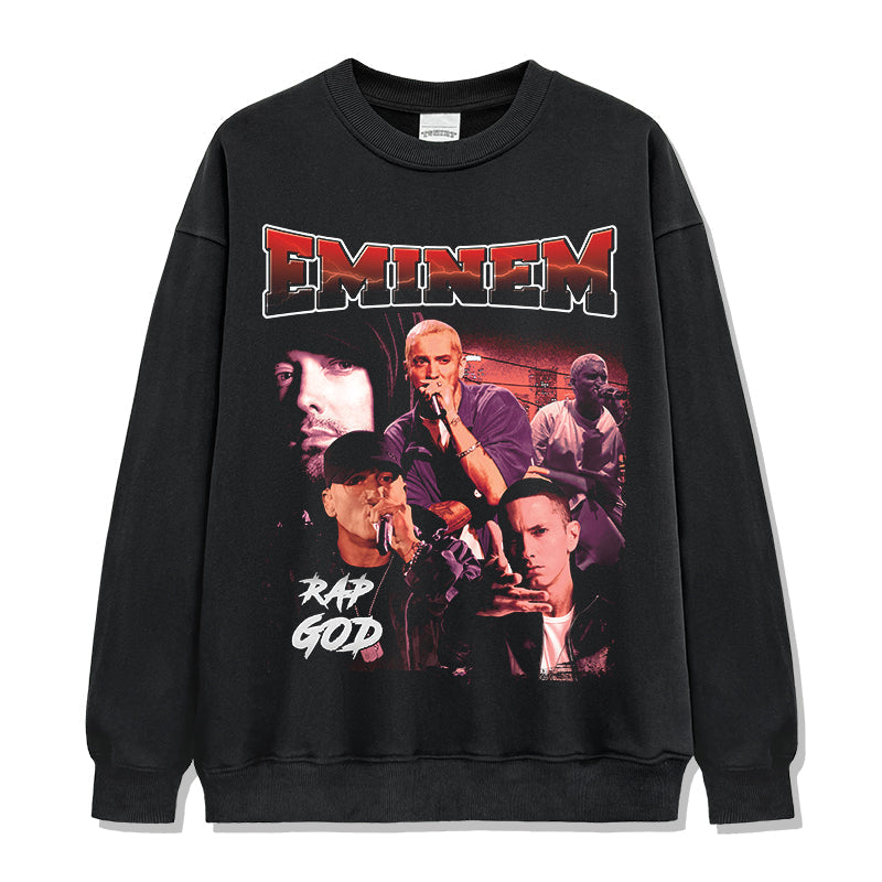 Rap God By Eminem Sweatshirt T-Shirts, Hoodie | CoreVibeTees.com (Image 1)