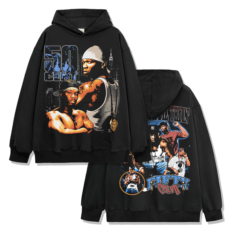 Get Rich Or Die Tryin By 50cent Hoodie T-Shirts, Sweatshirt | CoreVibeTees.com (Image 1)