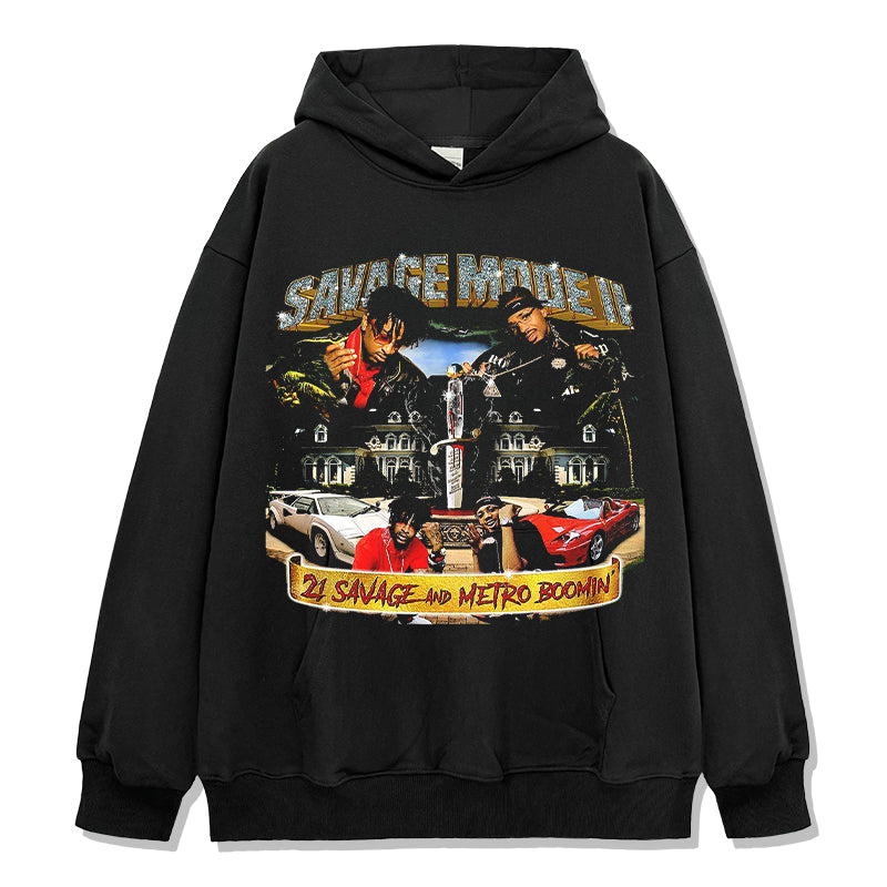 21 Savage x Metro Boomin Hoodie T-Shirts, Sweatshirt | CoreVibeTees.com (Image 1)