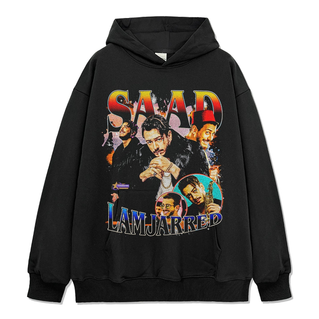 Saad Lamjarred Hoodie T-Shirts, Sweatshirt | CoreVibeTees.com (Image 1)