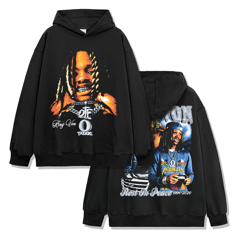 Rest In Peace By king Von Hoodie T-Shirts, Sweatshirt | CoreVibeTees.com (Image 1)