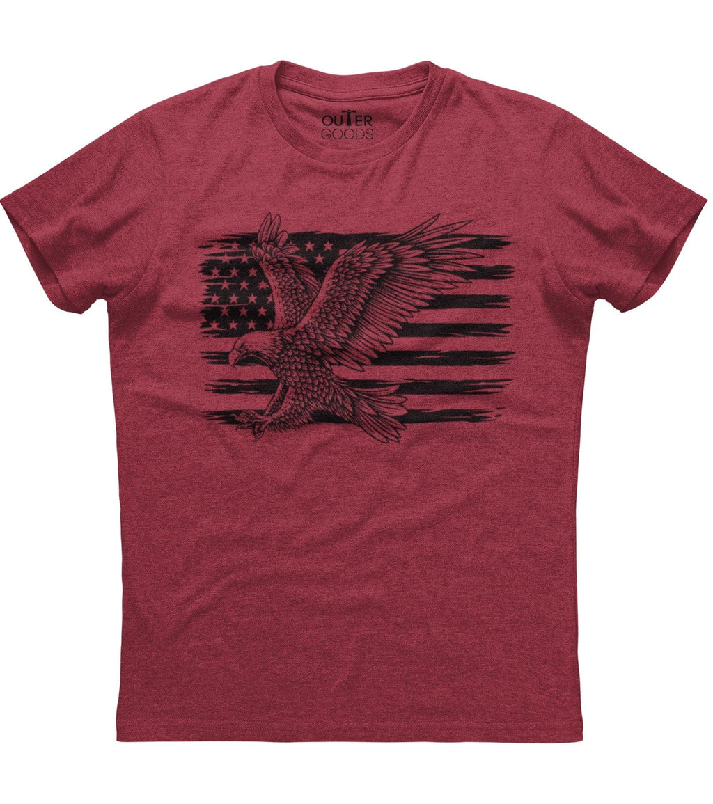American Flag With Eagle Patriotic T-Shirt (O) Hoodie, Sweatshirt | CoreVibeTees.com (Image 4)