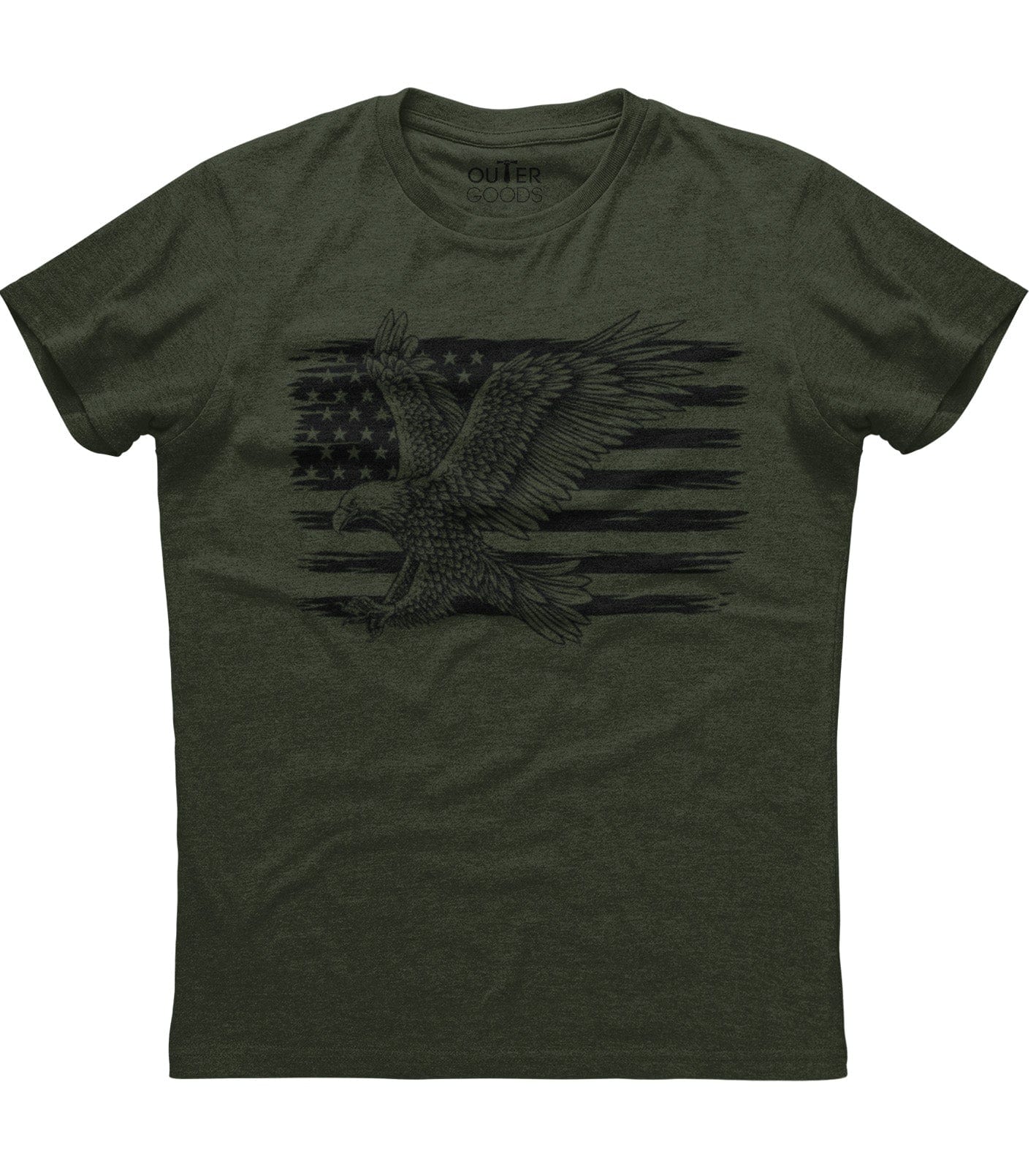 American Flag With Eagle Patriotic T-Shirt (O) Hoodie, Sweatshirt | CoreVibeTees.com (Image 2)