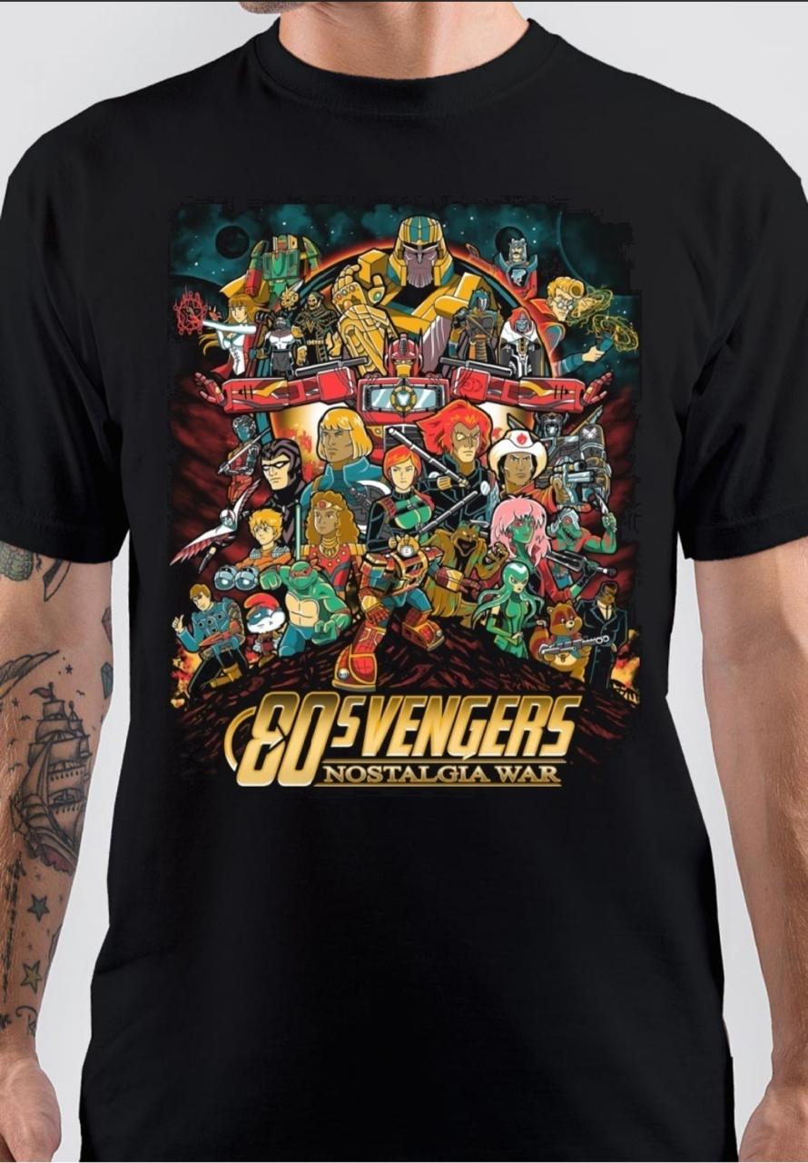80â€™s Avengers Nostalgia Wars T-Shirt Hoodie, Sweatshirt | CoreVibeTees.com
