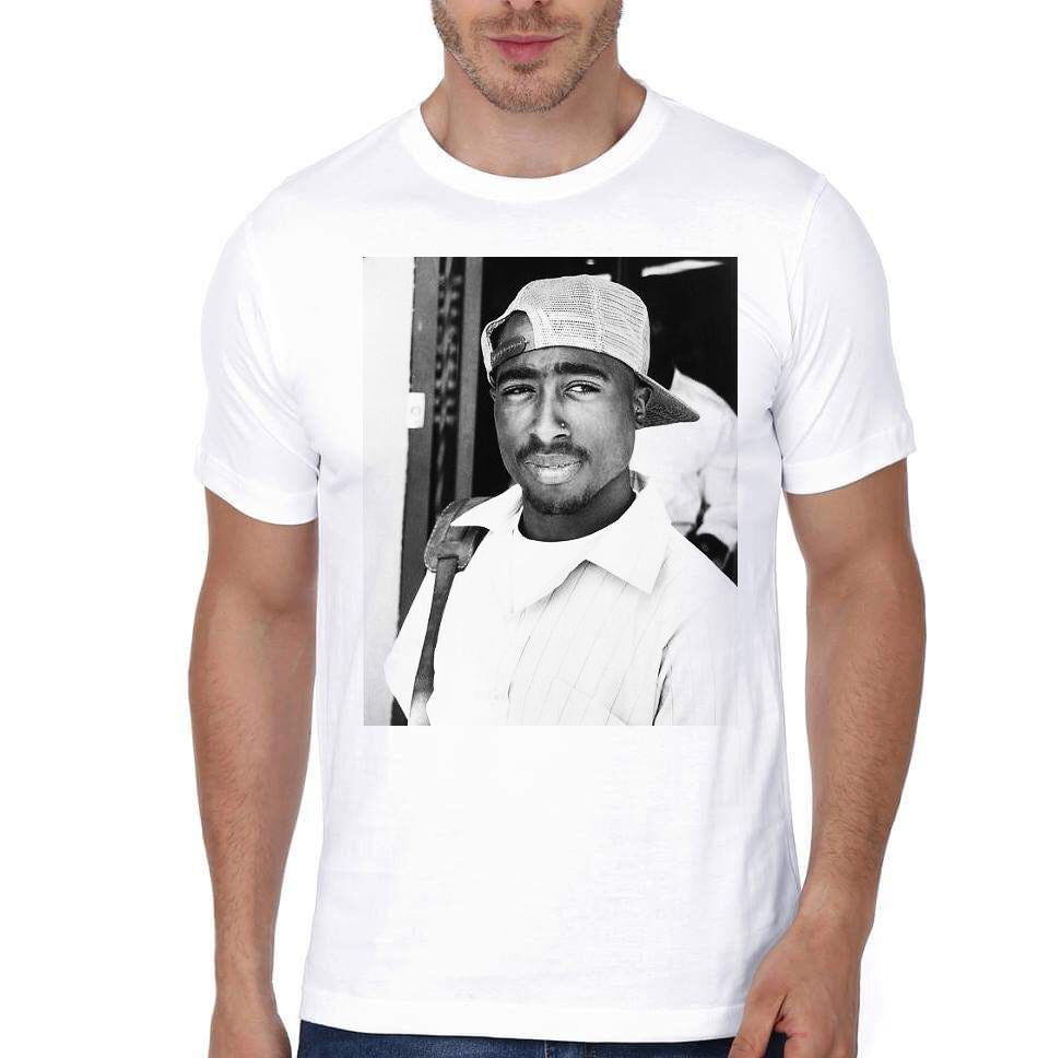 Tupac White T-Shirt Style001 Hoodie, Sweatshirt | CoreVibeTees.com