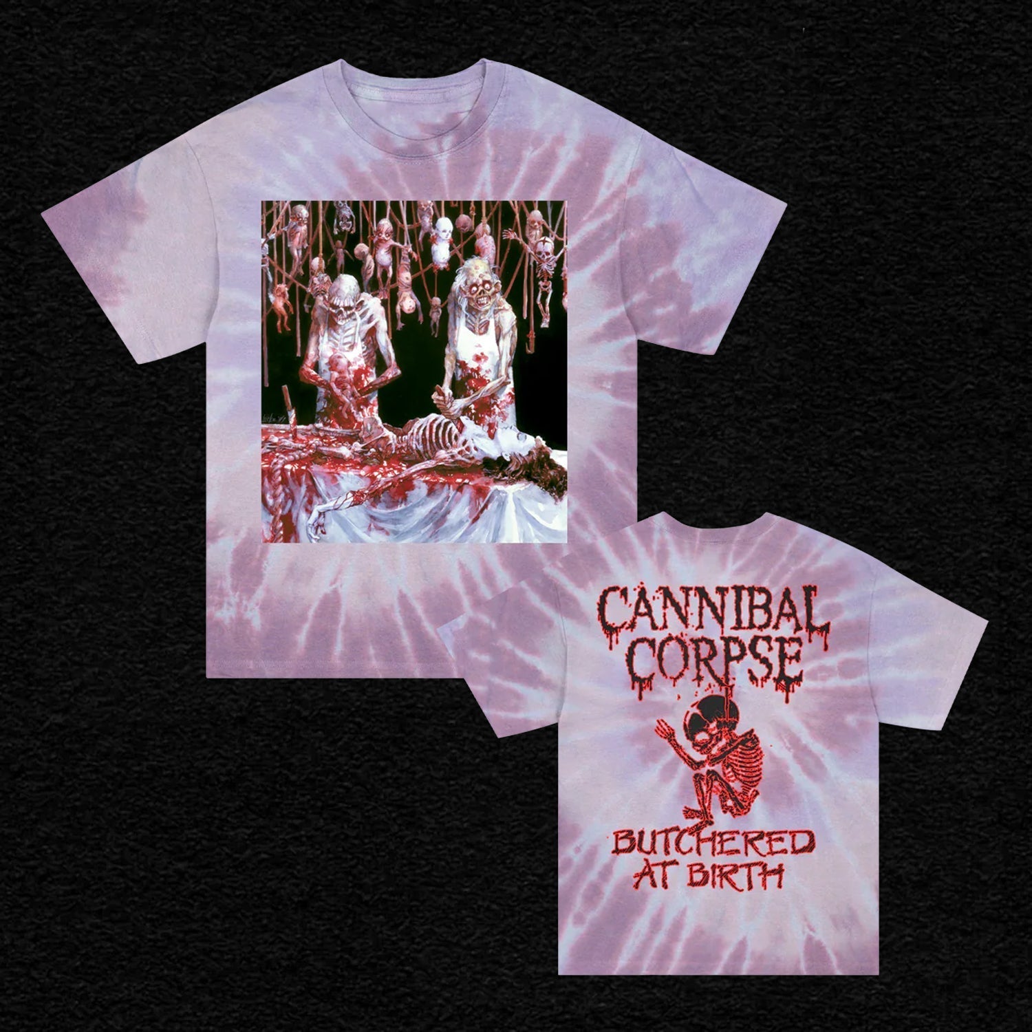 Butchered At Birth Poster T-Shirt (Guts Dye) Hoodie, Sweatshirt | CoreVibeTees.com