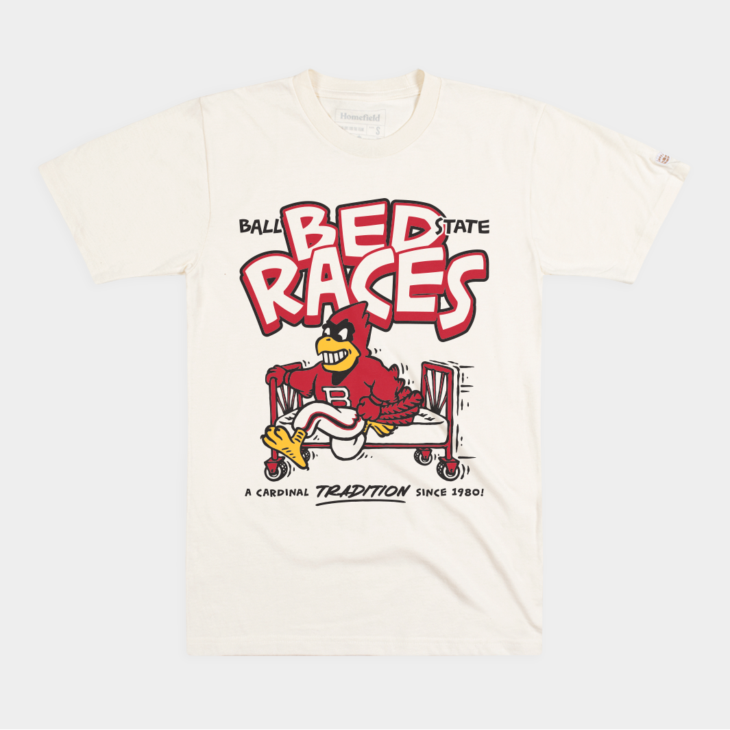 Ball State Bed Races Retro Tee Hoodie, Sweatshirt | CoreVibeTees.com