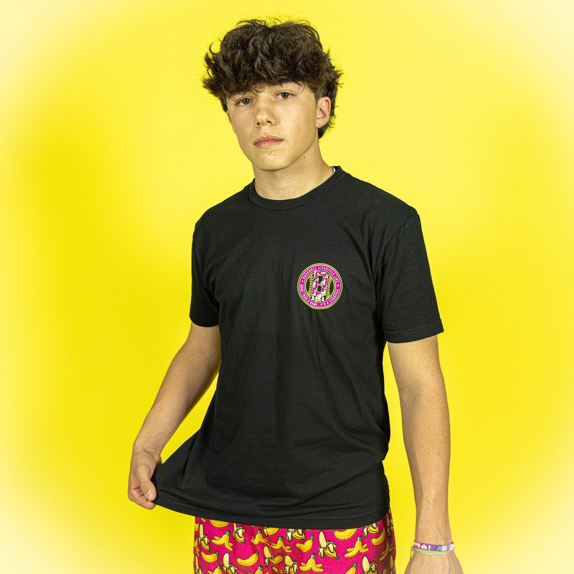 Banana Youth Tee - Black Hoodie, Sweatshirt | CoreVibeTees.com (Image 3)